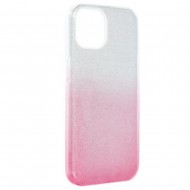 Apple Iphone 13 Pink Glitter Silicone Gel Case