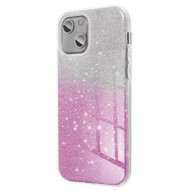 Apple Iphone 13 Pink Glitter Silicone Gel Case