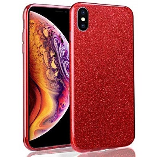 Cover Premium Bling Sparkling For Iphone Xs Max Red Cover Premium Bling Sparkling For Iphone Xs Max Red