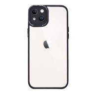Apple Iphone 14 Plus Black Bumper Silicone Gel Case Elektro With Camera Protector