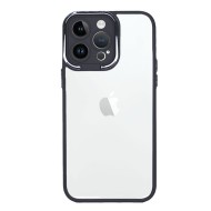 Apple Iphone 14 Pro Max Black Bumper Silicone Gel Case Elektro With Camera Protector