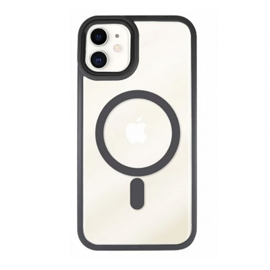 Capa Silicone Gel Bumper Apple Iphone 11 Preto Magsafe Capa Silicone Gel Bumper Apple Iphone 11 Preto Magsafe