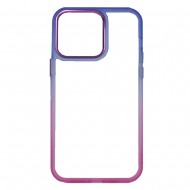 Apple Iphone 14 Pro Max Gradient Blue Bumper Silicone Gel Case Elektro