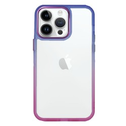 Apple Iphone 14 Pro Max Gradient Blue Bumper Silicone Gel Case Elektro