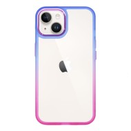Apple Iphone 14 Gradient Blue Bumper Silicone Gel Case Elektro