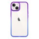 Capa Silicone Gel Bumper Apple Iphone 14 Roxo Gradiente Elektro