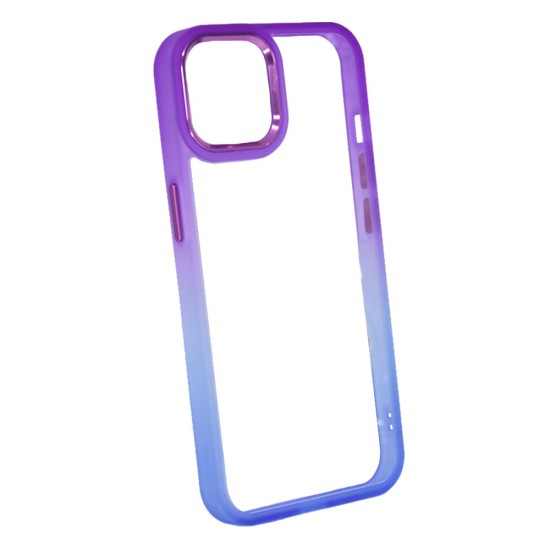 Capa Silicone Gel Bumper Apple Iphone 14 Roxo Gradiente Elektro Capa Silicone Gel Bumper Apple Iphone 14 Roxo Gradiente Elektro