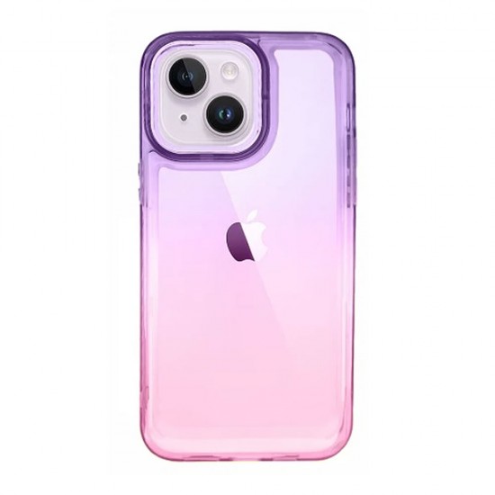 Capa Silicone Gel Bumper Apple Iphone 14 Plus Roxo Rosa Gradiente Elektro Capa Silicone Gel Bumper Apple Iphone 14 Plus Roxo Rosa Gradiente Elektro