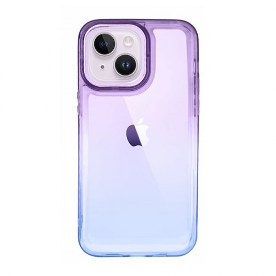 Capa Silicone Gel Bumper Apple Iphone 14 Plus Roxo Azul Gradiente Elektro Capa Silicone Gel Bumper Apple Iphone 14 Plus Roxo Azul Gradiente Elektro