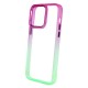 Capa Silicone Gel Bumper Apple Iphone 14 Pro Max Rosa Gradiente Elektro