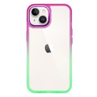 Apple Iphone 14 Gradient Green Bumper Silicone Gel Case Elektro
