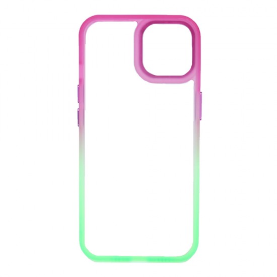 Capa Silicone Gel Bumper Apple Iphone 14 Verde Gradiente Elektro Capa Silicone Gel Bumper Apple Iphone 14 Verde Gradiente Elektro
