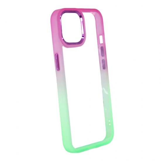 Capa Silicone Gel Bumper Apple Iphone 14 Verde Gradiente Elektro Capa Silicone Gel Bumper Apple Iphone 14 Verde Gradiente Elektro