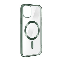 Apple Iphone 11 Green Bumper Silicone Gel Case Magsafe