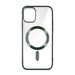 Apple Iphone 11 Green Bumper Silicone Gel Case Magsafe