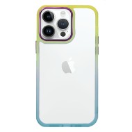 Capa Silicone Gel Bumper Apple Iphone 14 Pro Max Amarelo Gradiente Elektro