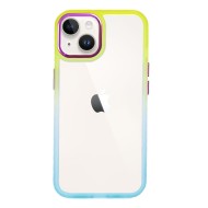 Apple Iphone 14 Gradient Yellow Bumper Silicone Gel Case Elektro