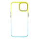 Capa Silicone Gel Bumper Apple Iphone 14 Amarelo Gradiente Elektro