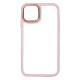 Capa Silicone Gel Bumper Apple Iphone 11 Rosa Clara Elektro