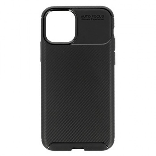 Capa Silicone Gel Carbon Apple Iphone 11 Pro Preto Auto Focus Vennus Capa Silicone Gel Carbon Apple Iphone 11 Pro Preto Auto Focus Vennus