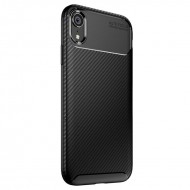 Apple Iphone Xr Black Auto Focus Vennus Carbon Silicone Gel Case