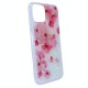 Capa Silicone Gel Com Desenho Apple Iphone 11 Pro Branco Flor De Cerejeira