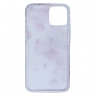 Capa Silicone Gel Com Desenho Apple Iphone 11 Pro Branco Flor De Cerejeira