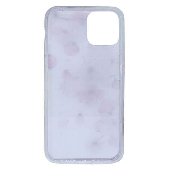 Capa Silicone Gel Com Desenho Apple Iphone 11 Pro Branco Flor De Cerejeira Capa Silicone Gel Com Desenho Apple Iphone 11 Pro Branco Flor De Cerejeira