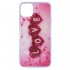 Capa Silicone Gel Com Desenho Apple Iphone 11 Pro Max Rosa Love