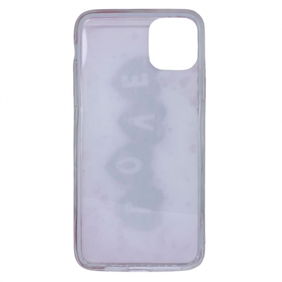 Capa Silicone Gel Com Desenho Apple Iphone 11 Pro Rosa Love Capa Silicone Gel Com Desenho Apple Iphone 11 Pro Rosa Love