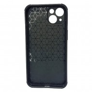 Apple Iphone 13 6.1" Black Flowers Camera Protector Silicone Gel Case