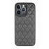 Capa Silicone Apple Iphone 14 Pro Max Preto Leather Almofadada Com Protetor De Câmera