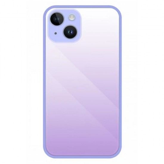 Capa Silicone Tpu Apple Iphone 14 Lilás Com Protetor De Câmera Capa Silicone Tpu Apple Iphone 14 Lilás Com Protetor De Câmera