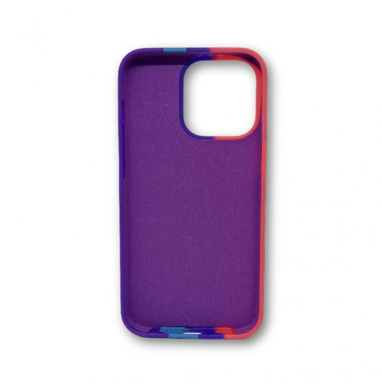 Capa Silicone Tpu Apple Iphone 13 / 13 Pro 6.1" Arcoiris Trenzada Desgin 2 Capa Silicone Tpu Apple Iphone 13 / 13 Pro 6.1" Arcoiris Trenzada Desgin 2