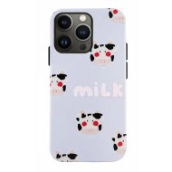 Apple Iphone 13 Pro Light Blue Cow TPU Silicone Case