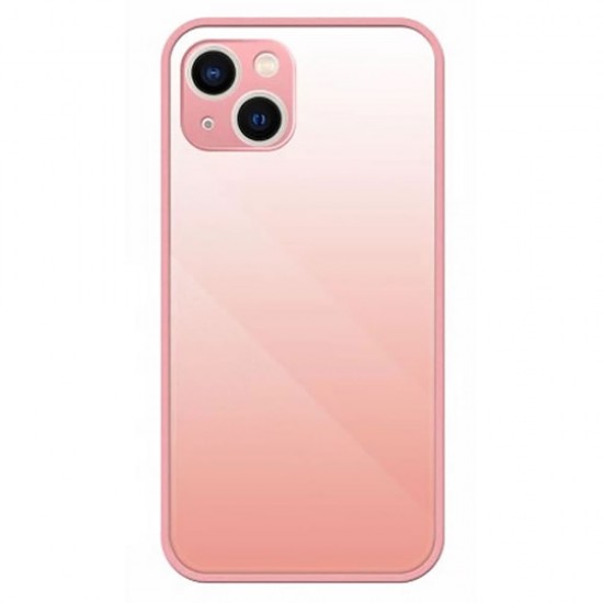 Apple Iphone 14 Pink TPU Silicone Case With Camera Protector Apple Iphone 14 Pink TPU Silicone Case With Camera Protector