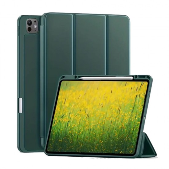 Capa Tablet Flip Cover Apple Ipad Pro 13 (2024) 13.0" Verde Escuro Capa Tablet Flip Cover Apple Ipad Pro 13 (2024) 13.0" Verde Escuro