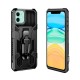 Capa Silicone Tpu Kickstand Heavy Duty Hibrid Apple Iphone 11 Preto Capa Silicone Tpu Kickstand Heavy Duty Hibrid Apple Iphone 11 Preto