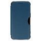 Capa Flip Cover Samsung Galaxy A33 5g Azul Marinho Razor Carbon Com Protetor De Câmera