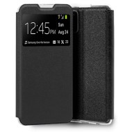 Samsung Galaxy A03s Black Flip Cover With Candy Window Case