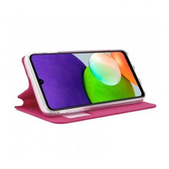 Capa Flip Cover Com Janela Candy Samsung Galaxy A22 5G Rosa Capa Flip Cover Com Janela Candy Samsung Galaxy A22 5G Rosa