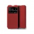 Samsung Galaxy A22 5G Red Flip Cover With Candy Window Case