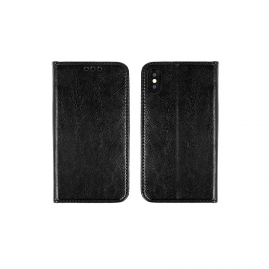 Capa Flip Cover Samsung Galaxy A01 Preto Pozioma Book