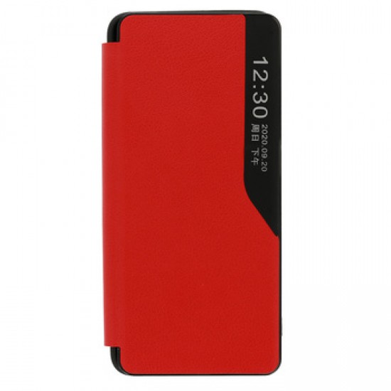 Capa Flip Cover Smart View Samsung Galaxy A02s Vermelho