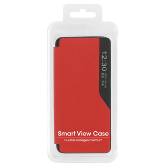 Capa Flip Cover Smart View Samsung Galaxy A02s Vermelho