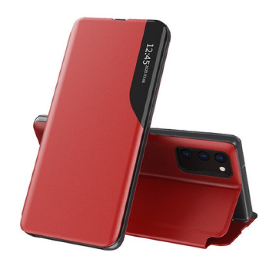 Flip Cover Smart View Samsung Galaxy A22 4G Red Case
