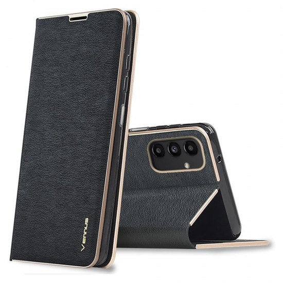 Vennus Samsung Galaxy A04s Black Flip Cover Case