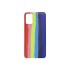 Capa Silicone Samsung Galaxy A02s Aquarela Rainbow Vertical