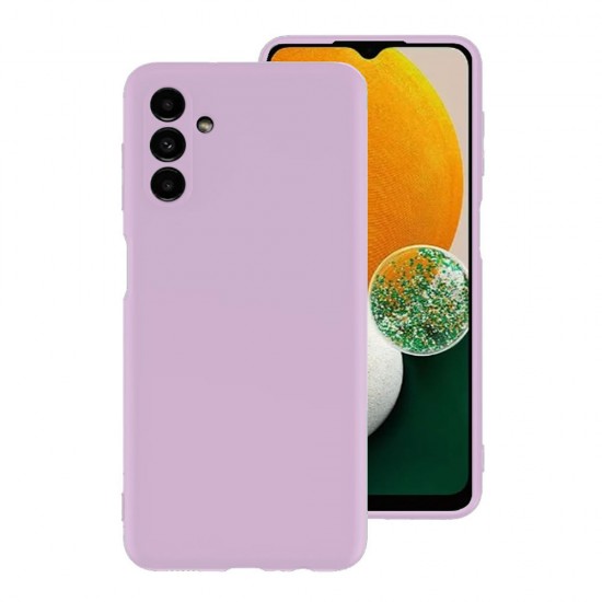 Capa Silicone Samsung Galaxy A05s Lilás Com Protetor De Câmera