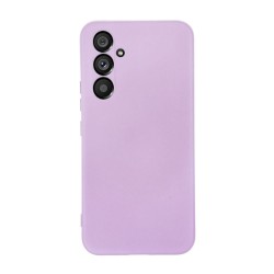 Capa Silicone Samsung Galaxy S24 Plus Lilás Com Protetor De Câmera